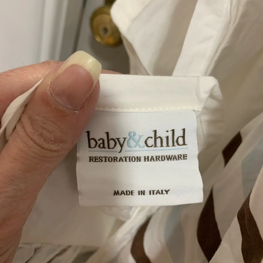 Restoration Hardware bed skirt